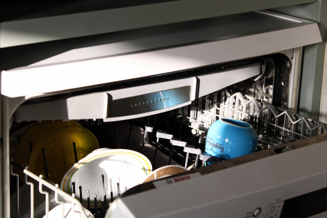 clean dishwasher interior