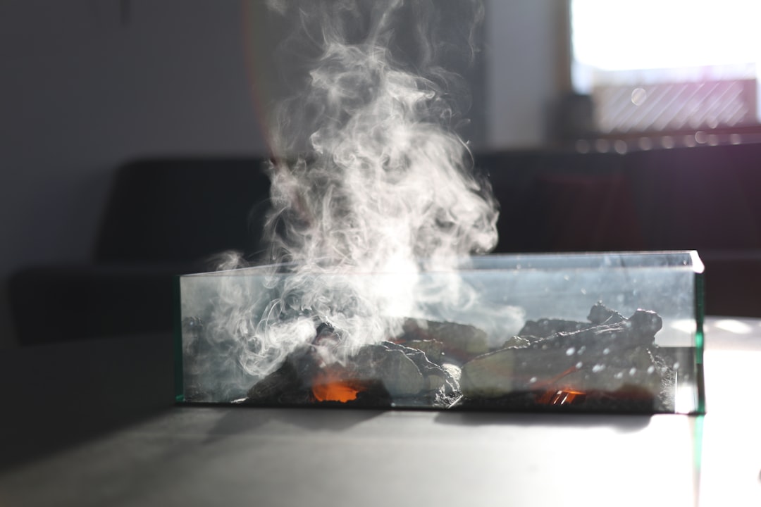 candle smoke indoor