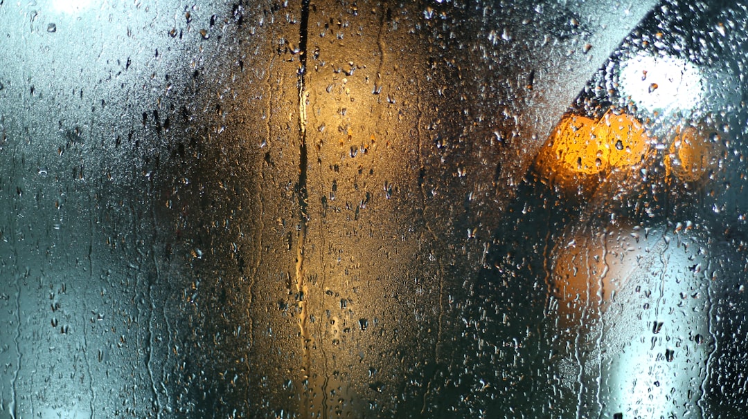window condensation drops